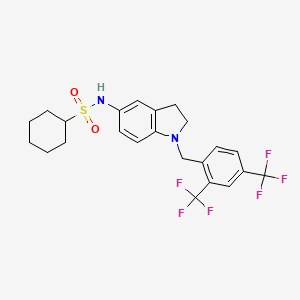 molecular formula C23H24F6N2O2S B15137351 CPK20 