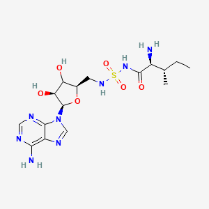 molecular formula C16H26N8O6S B15137453 Ile-AMS 