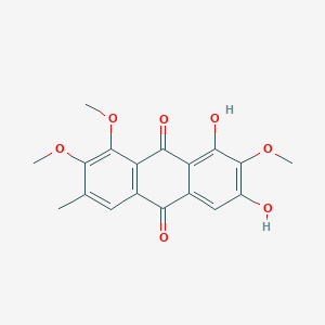 molecular formula C18H16O7 B15137561 6,8-Dihydroxy-1,2,7-trimethoxy-3-methylanthraquinone 