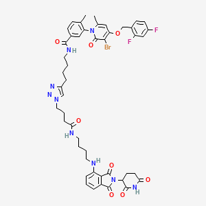 molecular formula C48H50BrF2N9O8 B15137611 NR-7h 