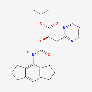 molecular formula C23H27N3O4 B15137668 Ruvonoflast CAS No. 2272917-13-0