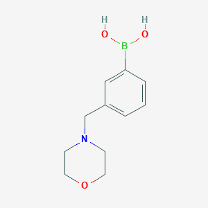 molecular formula C11H16BNO3 B151377 3-(Morpholinomethyl)phenylboronic acid CAS No. 397843-58-2