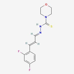 molecular formula C14H15F2N3OS B15137812 Laccase-IN-2 