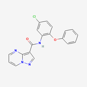 molecular formula C19H13ClN4O2 B15138135 IRAK4 modulator-1 