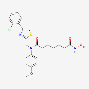 molecular formula C24H26ClN3O4S B15138144 HR488B 