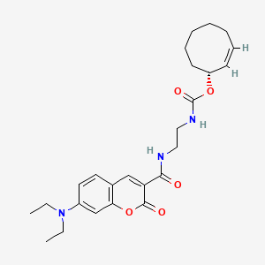 molecular formula C25H33N3O5 B15138167 Coumarin-C2-TCO 