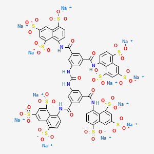 molecular formula C57H28N6Na12O41S12 B15138170 NF864 