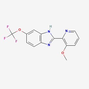 molecular formula C14H10F3N3O2 B15138206 AI-10-104 