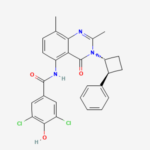 molecular formula C27H23Cl2N3O3 B15138227 Hsd17B13-IN-88 