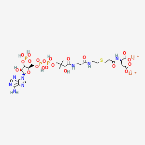 molecular formula C28H43Li2N8O21P3S B15138400 ANAT inhibitor-4 (dilithium) 