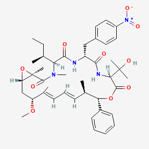 molecular formula C42H56N4O10 B15138404 Anticancer agent 189 