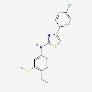 molecular formula C18H17ClN2S2 B15138423 Hsp70/sirt2-IN-1 