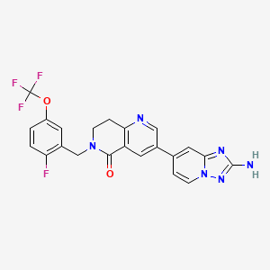 molecular formula C22H16F4N6O2 B15138581 Ripk1-IN-18 