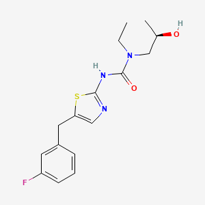 molecular formula C16H20FN3O2S B15138616 (R)-MrgprX2 antagonist-3 