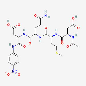molecular formula C26H35N7O12S B15138665 Ac-DMQD-pNA 