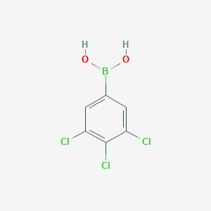 molecular formula C6H4BCl3O2 B151388 3,4,5-Trichlorophenylboronic acid CAS No. 862248-93-9