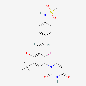 molecular formula C24H26FN3O5S B15138851 Hcv-IN-44 