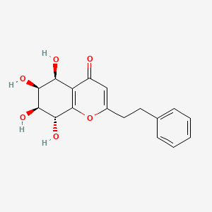 molecular formula C17H18O6 B15138869 Aquilarone B 