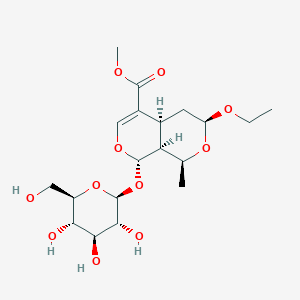 molecular formula C19H30O11 B15138913 7alpha-O-Ethylmorroniside 