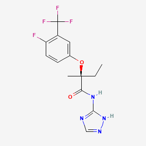 molecular formula C14H14F4N4O2 B15138981 Herbicidal agent 1 