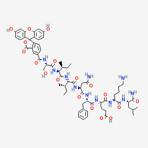molecular formula C66H85N11O18 B15138986 Fam-ova (257-264) 