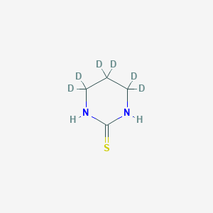 molecular formula C4H8N2S B15139014 1,3-Propylene-d6 thiourea 