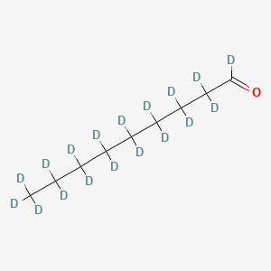 molecular formula C9H18O B15139109 Nonanal-d18 