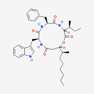 molecular formula C37H50N4O5 B15139117 Beauverolide Ka 