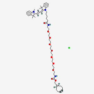 molecular formula C57H83ClN4O10 B15139131 Cy3-PEG7-exo-BCN 