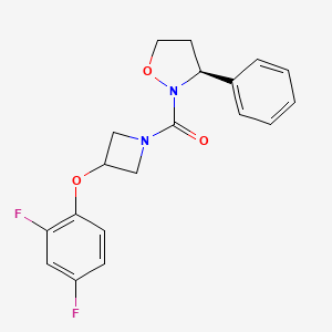 molecular formula C19H18F2N2O3 B15139169 RIP1 kinase inhibitor 6 