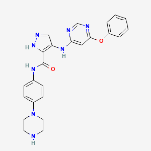 molecular formula C24H24N8O2 B15139222 LT-540-717 