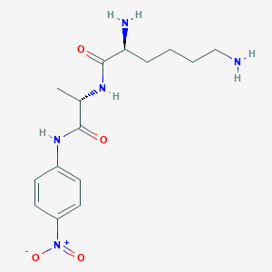 molecular formula C15H23N5O4 B15139252 Lys-Ala-pNA 