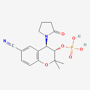 molecular formula C16H19N2O6P B15139315 Foslevcromakalim CAS No. 1802655-72-6