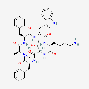 molecular formula C43H54N8O7 B15139324 BIM-23027 