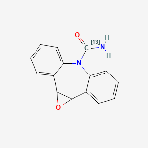 molecular formula C15H12N2O2 B15139337 Carbamazepine 10,11-epoxide-13C-1 