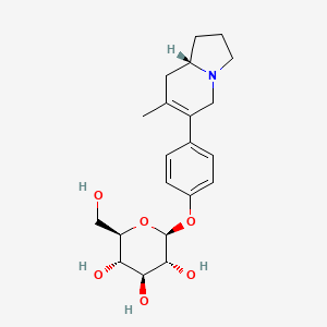 molecular formula C21H29NO6 B15139356 Ipalbine 