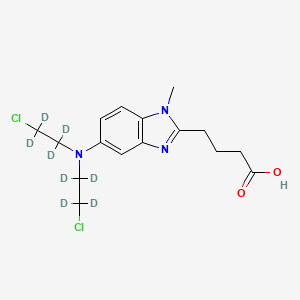 molecular formula C16H21Cl2N3O2 B15139357 Bendamustine-d8 