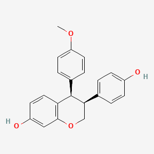 molecular formula C22H20O4 B15139476 Triphen diol 