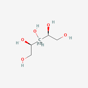 molecular formula C5H12O5 B15139481 Ribitol-3-13C 