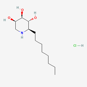 molecular formula C13H28ClNO3 B15139680 Glucocerebrosidase-IN-1 hydrochloride 