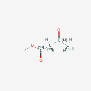 molecular formula C5H8O3 B15139890 Methyl acetylacetate-13C4 
