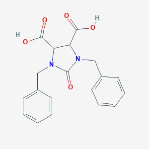 molecular formula C19H18N2O5 B151399 cis-1,3-Dibenzyl-2-oxoimidazolidine-4,5-dicarboxylic acid CAS No. 51591-75-4