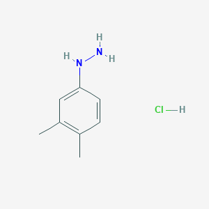 molecular formula C8H13ClN2 B151400 3,4-Dimethylphenylhydrazine hydrochloride CAS No. 60481-51-8