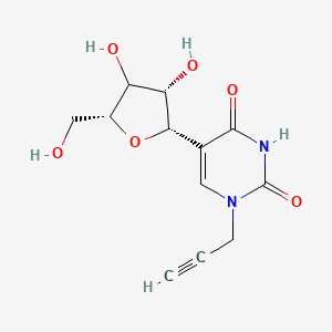 molecular formula C12H14N2O6 B15140022 N1-Propargylpseudouridine 