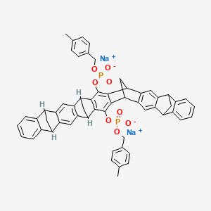molecular formula C58H46Na2O8P2 B15140038 SARS-CoV-2-IN-29 (disodium) 