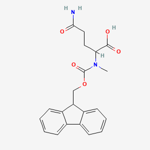 molecular formula C21H22N2O5 B1514007 Fmoc-N-Me-Gln-OH 