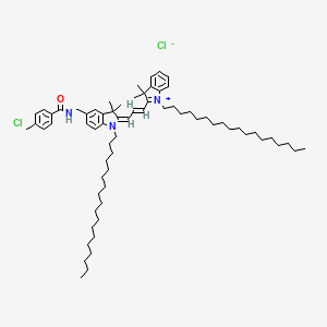 molecular formula C68H105Cl2N3O B15140091 CellTracker CM-DiI 