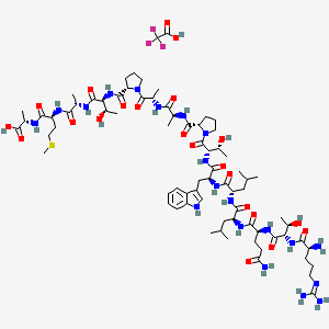 molecular formula C75H119F3N20O22S B15140199 Rtqllwtpaaptama (tfa) 