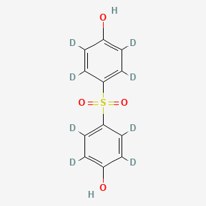 molecular formula C12H10O4S B15140206 4,4'-Sulfonyldiphenol-d8 