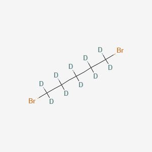 molecular formula C5H10Br2 B15140215 1,5-Dibromopentane-d10 